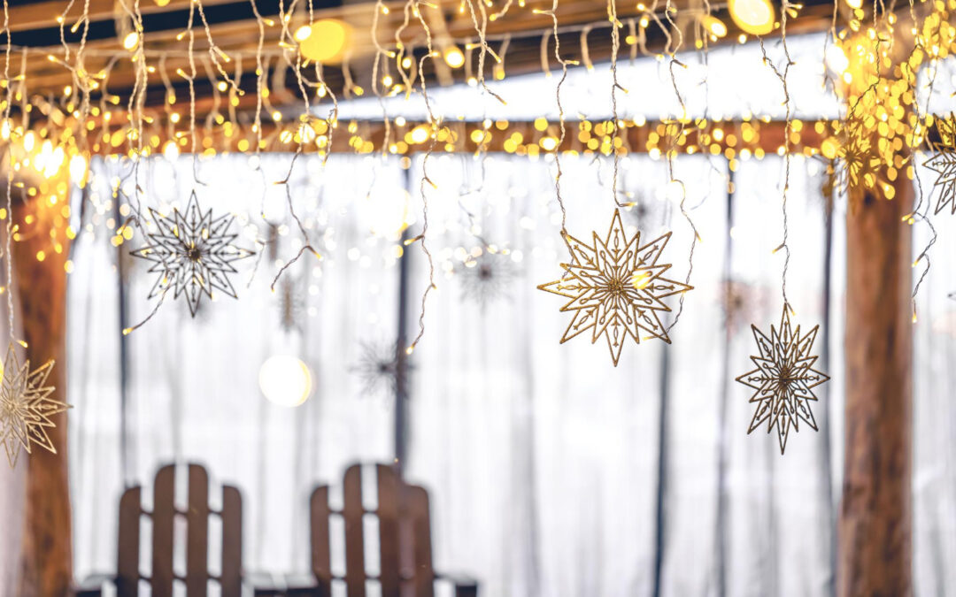 Structure Pergola for Christmas
