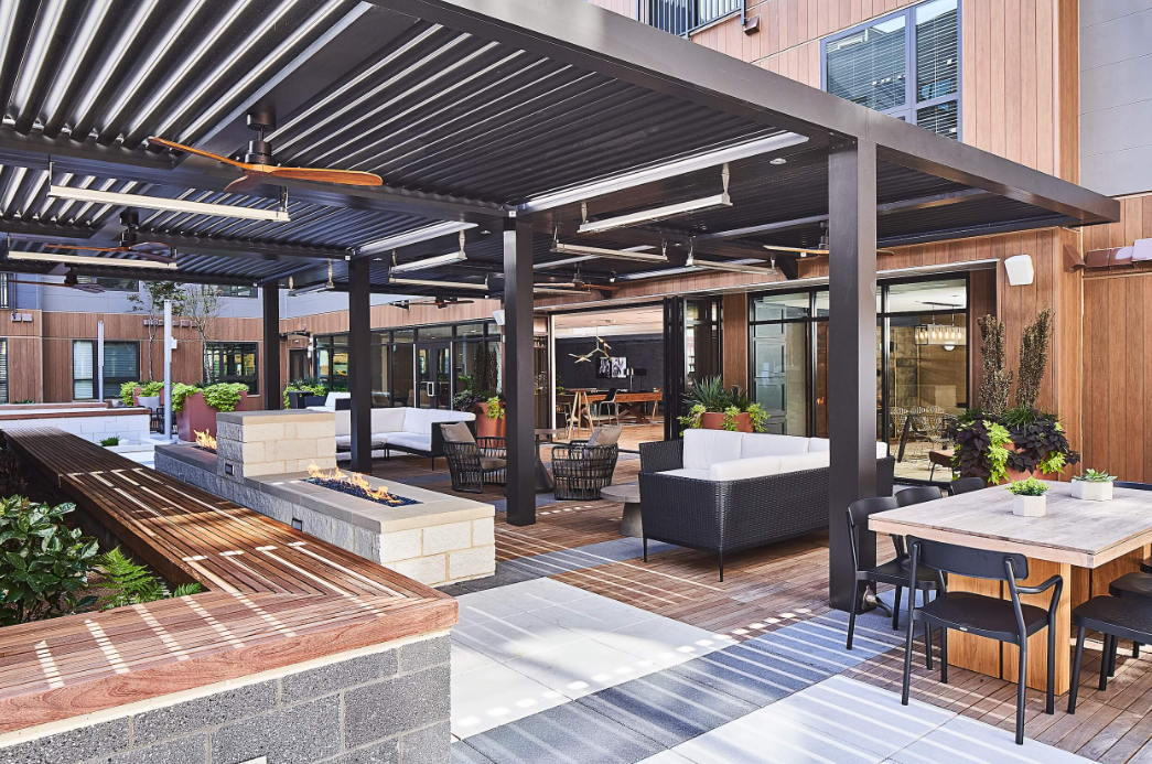 outdoor commercial enclosure